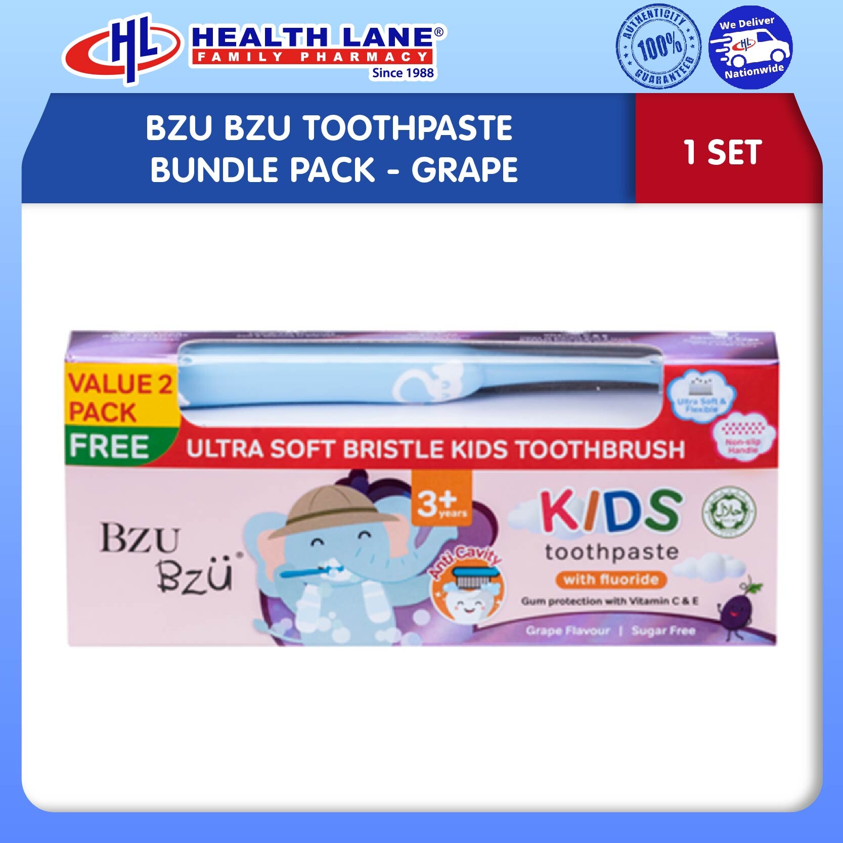 BZU BZU UBAT GIGI BUNDLE PACK - GRAPE